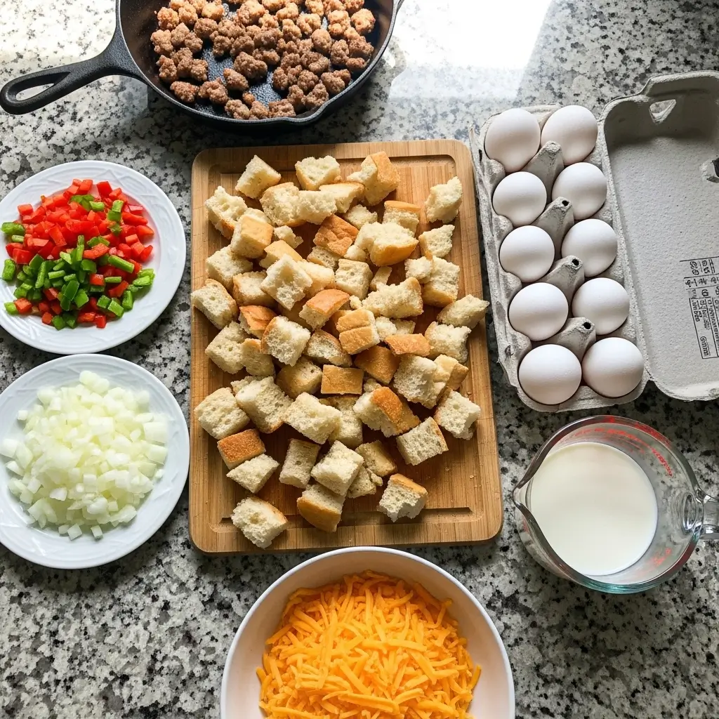 Overnight breakfast casserol