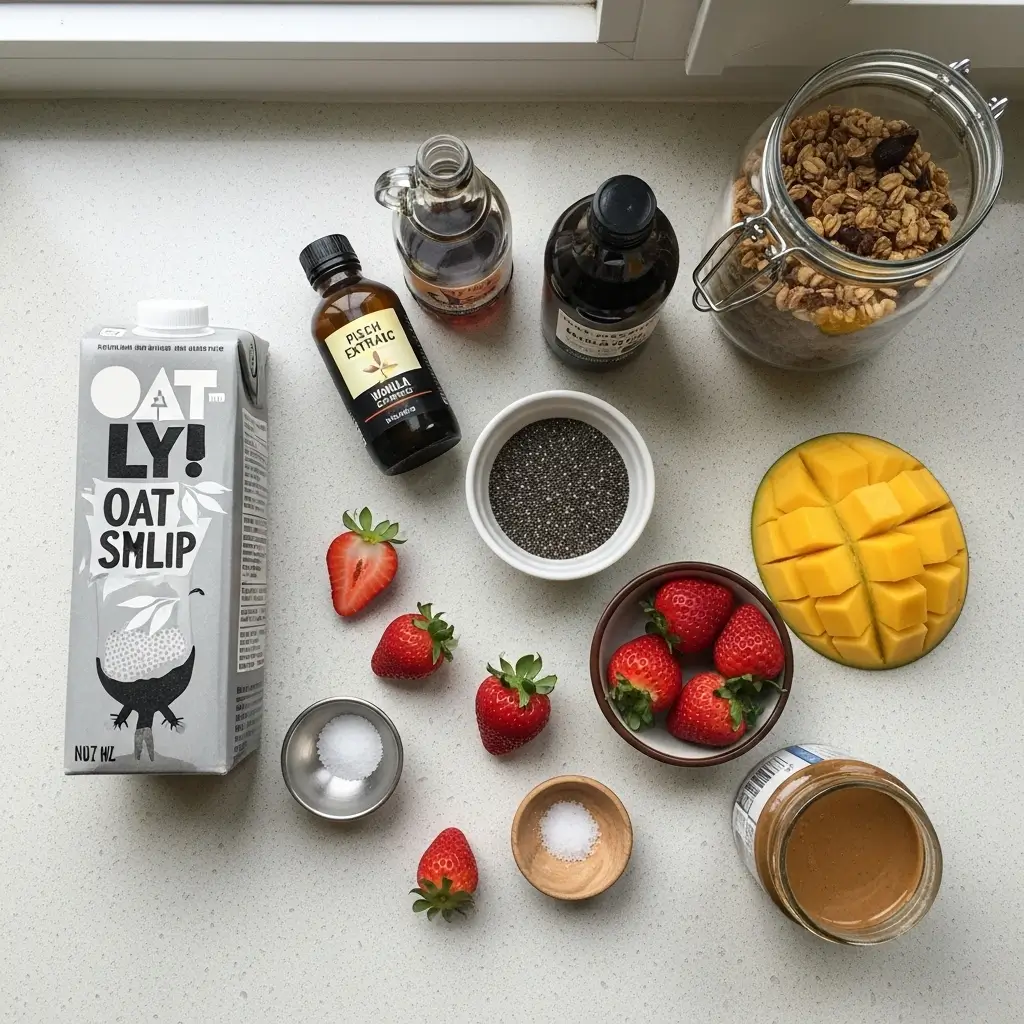 oat milk chia pudding