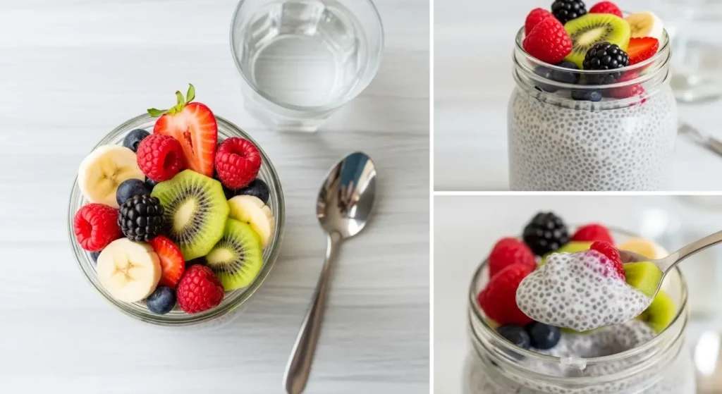 low calorie chia pudding