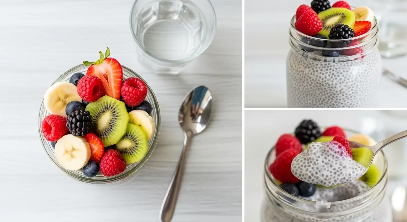 low calorie chia pudding