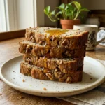 moist honey vanilla banana bread